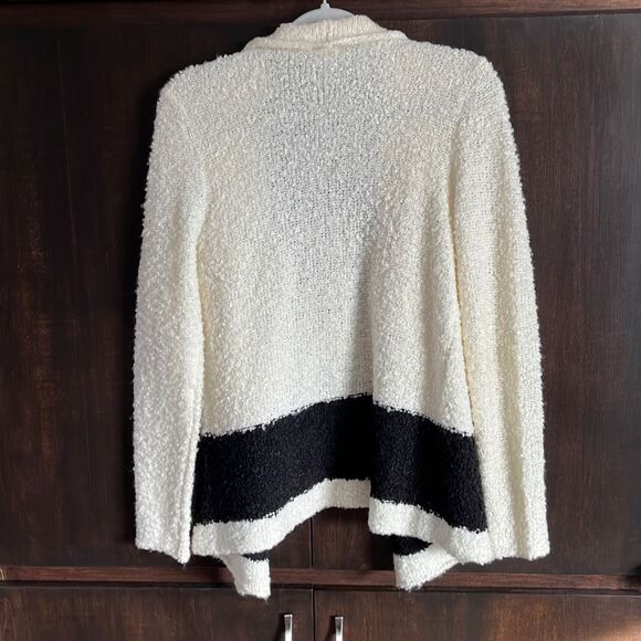 Lauren Ralph Lauren Wool Blend Open Front Cardigan Medium - Picture 3 of 5